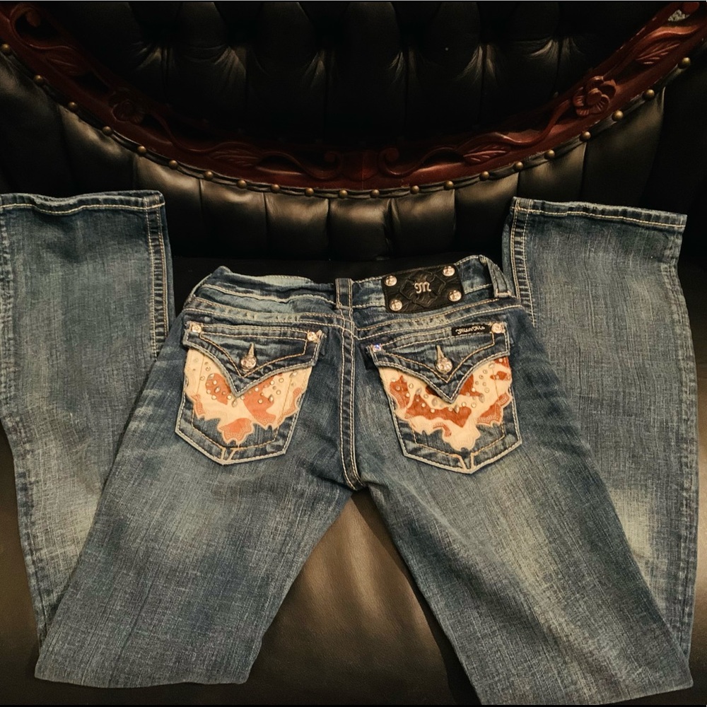 Like New Miss Me Boot Cut Jeans pants